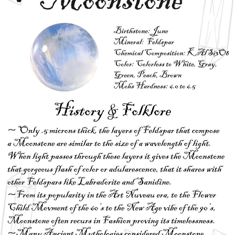 Moonstone Ring Sterling Silver - image 4